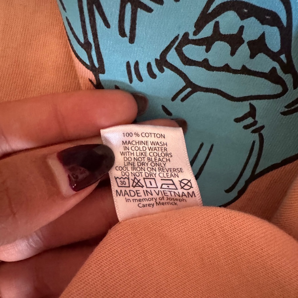 Brain Dead Graphic T-Shirt - Peach - Picture 3 of 3